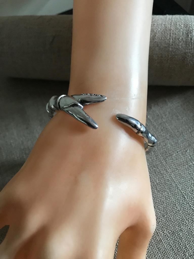 Uno de 50 armband (92) vissenstaart (Fish tail), Sieraden, Tassen en Uiterlijk, Armbanden, Nieuw, Overige materialen, Zilver, Ophalen of Verzenden