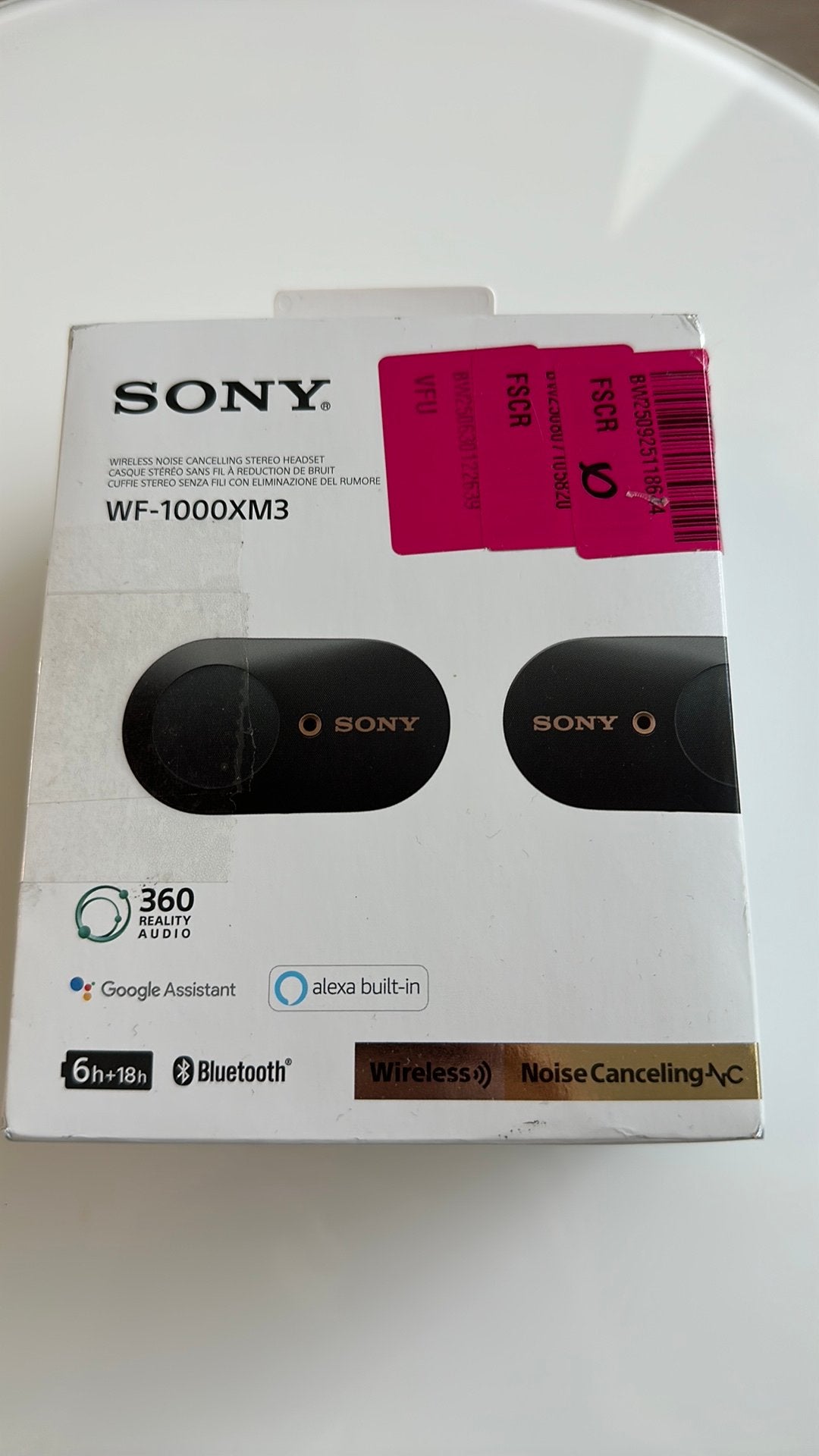 Sony WF-1000XM3 Draadloze Noise Cancelling Oordopjes, Audio, Tv en Foto, Koptelefoons, ., Nieuw, Ophalen of Verzenden, .