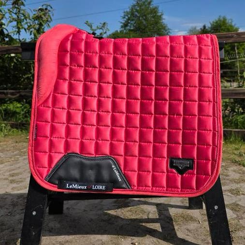 Lemieux SS'22 Loire memory Papaya full dressuur, Full (L), Dressuurdekje, Anatomisch gevormd, Nieuw