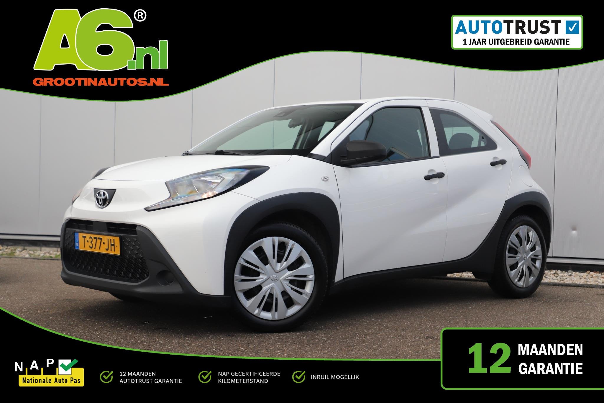 Toyota Aygo X 1.0 VVT-i MT Quiet Edition Airco Adaptive Crui, Auto's, Stof, Gebruikt, Met garantie (alle), 4 stoelen