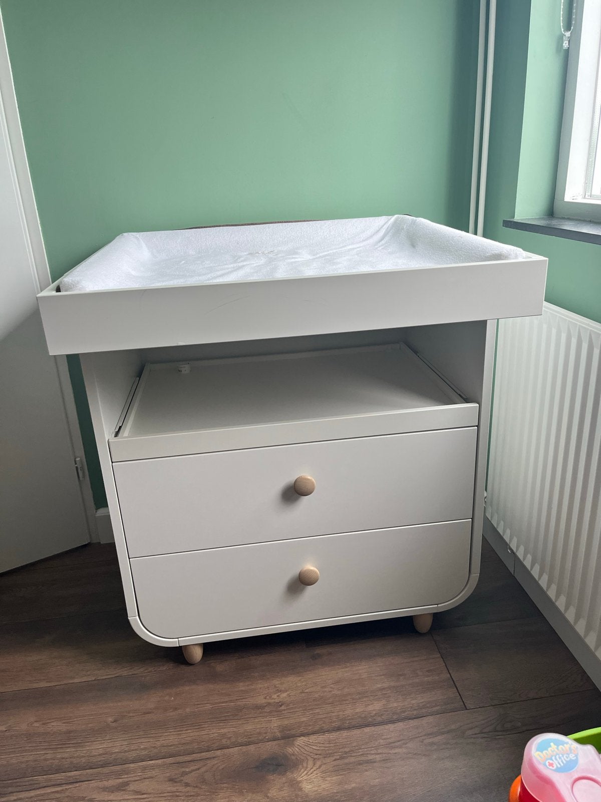 Zo goed als nieuw! Babycommode en ledikant inc. Matrassen, Ophalen, Gebruikt, 50 tot 70 cm, 75 tot 100 cm