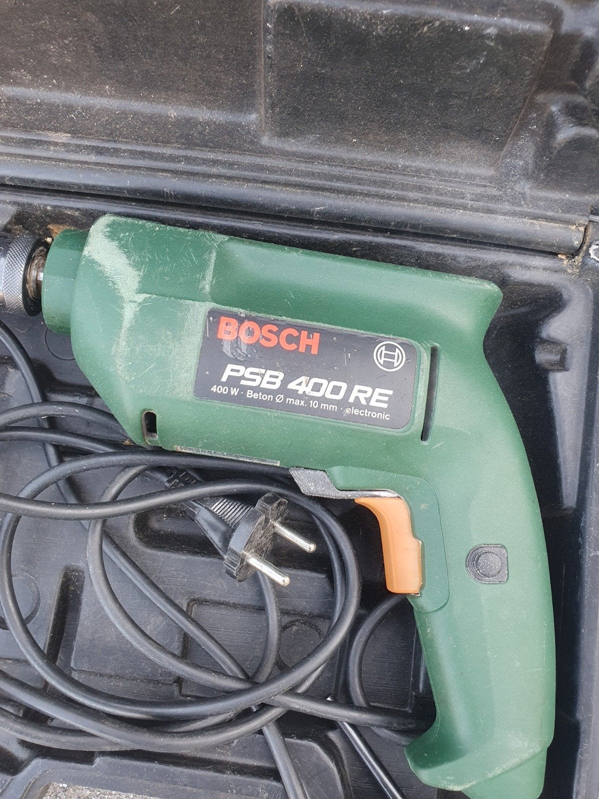 Bosch PSB 400 RE Klopboormachine met koffer, Boormachine, Gebruikt, Ophalen of Verzenden, Minder dan 400 watt