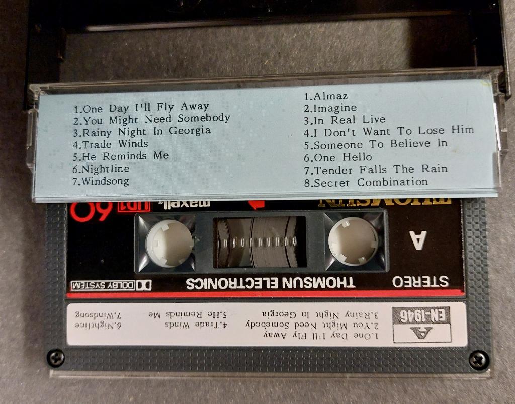 Randy Crawford CASSETTE Saoedi Arabie Love Songs, Gebruikt, Verzenden, 1 bandje, NvT