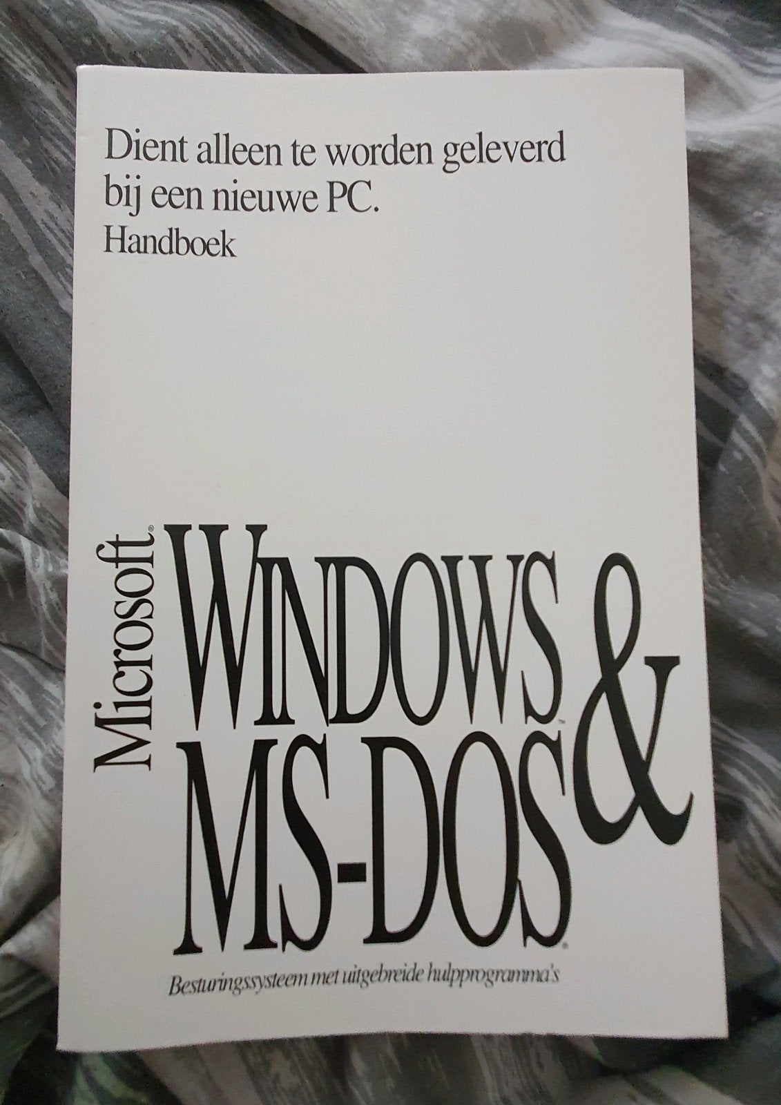 Handboek Microsoft Windows & MS-DOS, Boeken, Ophalen