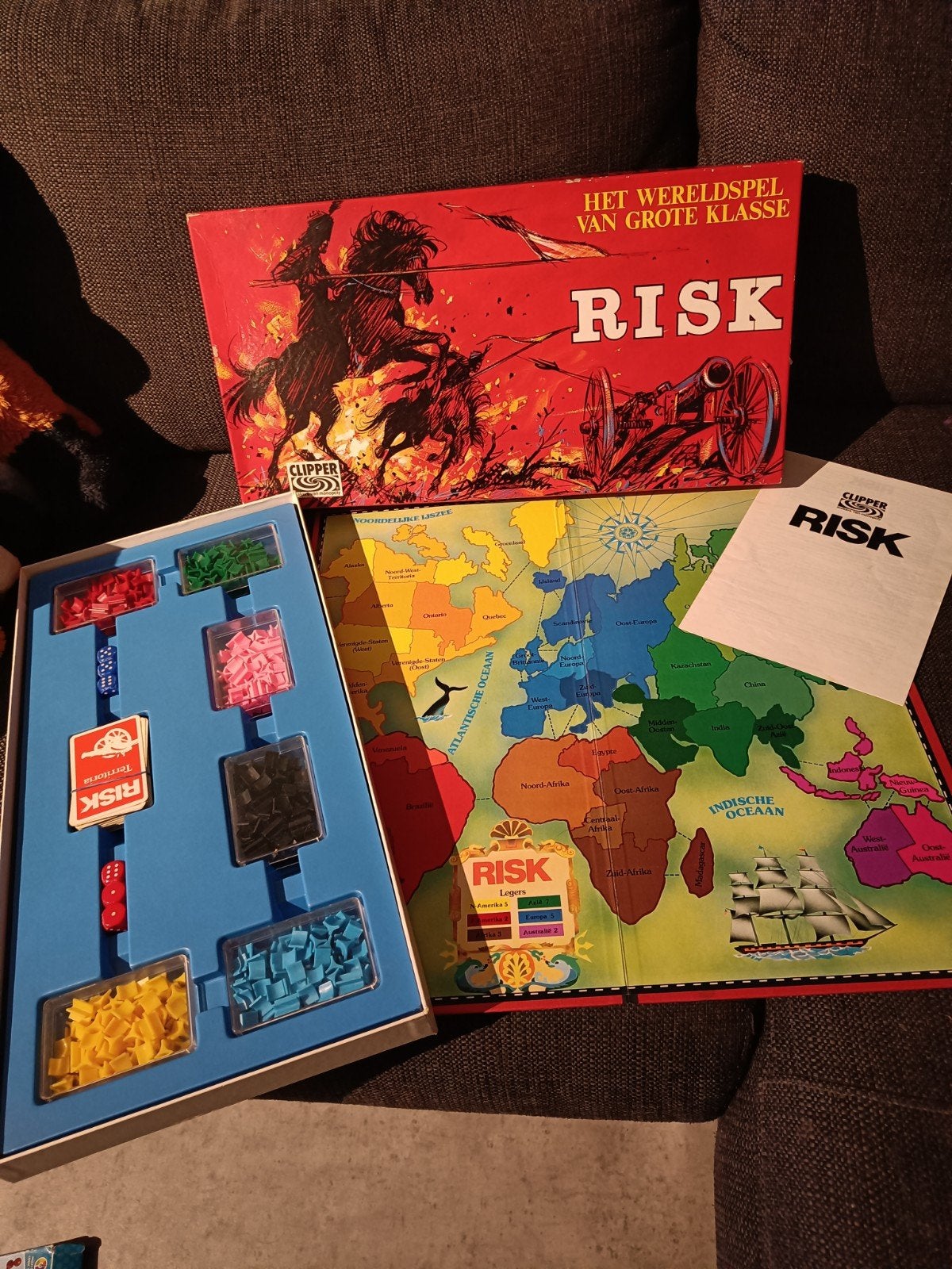 Risk Bordspel - Het Wereldspel van Grote Klasse, Hobby en Vrije tijd, Gezelschapsspellen | Bordspellen, Vijf spelers of meer, Ophalen of Verzenden