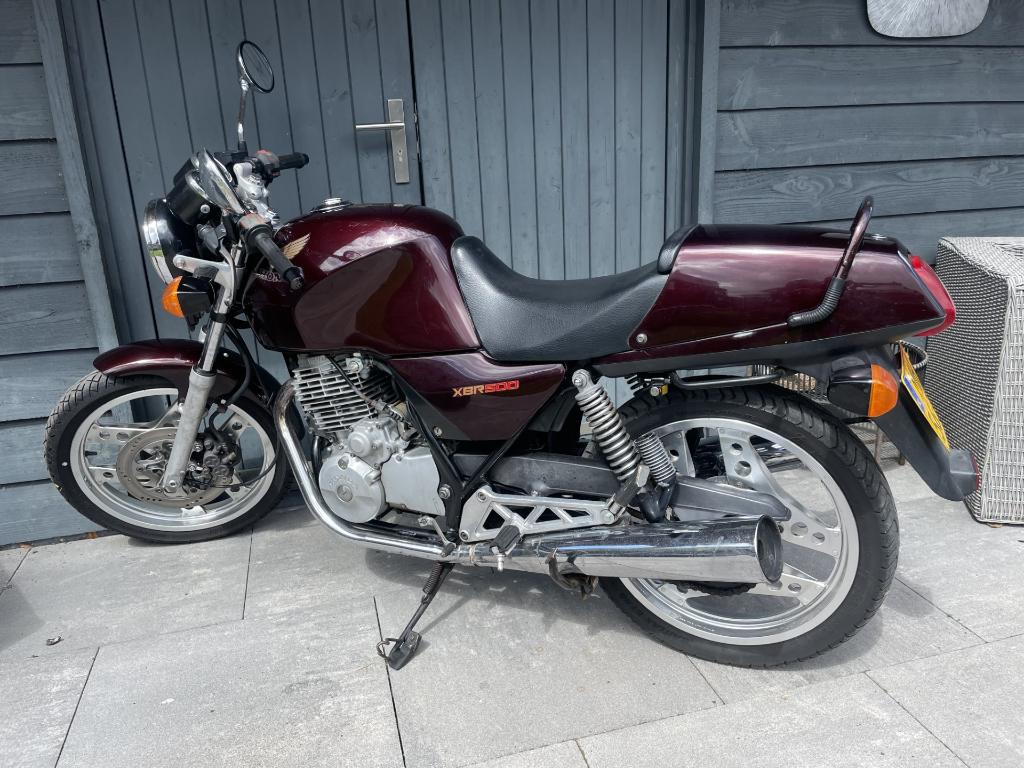 zeer mooi klassieke HONDA XBR500;  inruil mogelijk., Motoren, Motoren | Oldtimers, Gebruikt, Handgeschakeld, 1 cilinder, Naked bike