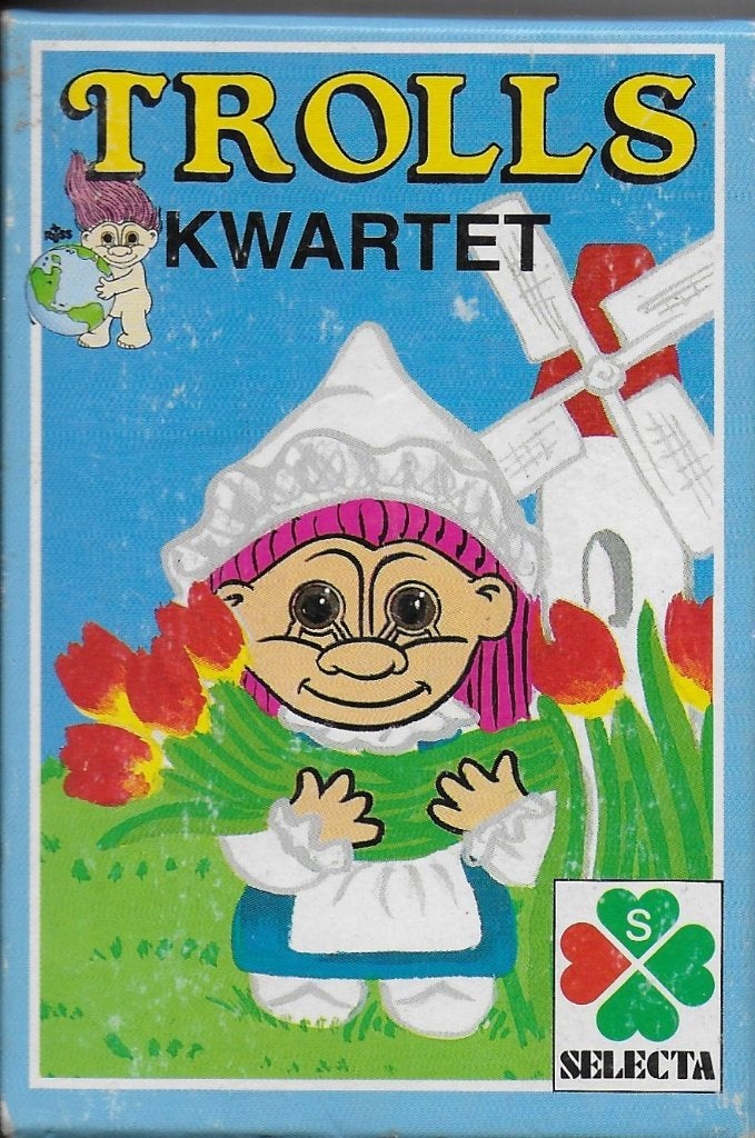 Trolls kwartet trollen kwartet spel van selecta, Ophalen of Verzenden, Zo goed als nieuw, Joker(s)