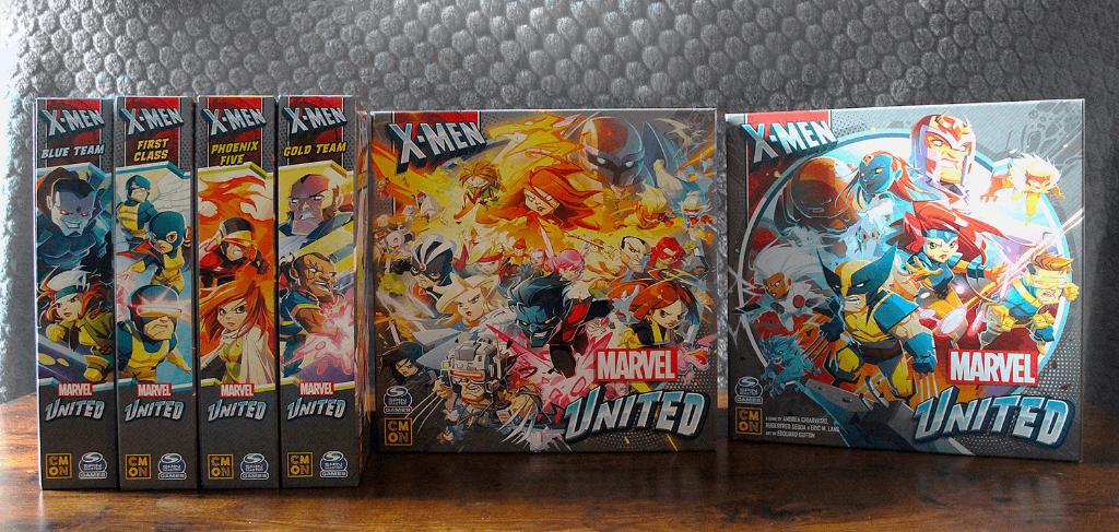 Marvel United X-Men (incl. Stretch Goals + uitbreidingen), Een of twee spelers, Ophalen of Verzenden, Zo goed als nieuw, CMON