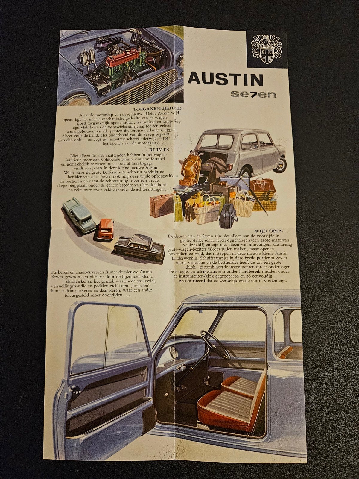 Brochure Austin Seven, Ophalen of Verzenden, Zo goed als nieuw, Overige merken