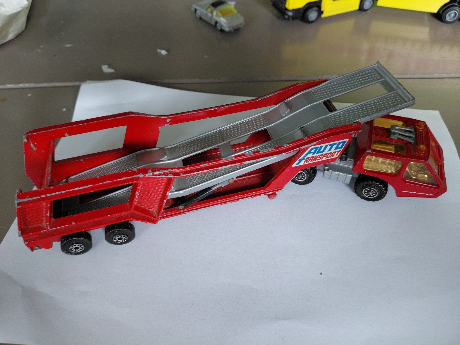 Matchbox K-10 Autotransporter - Vintage Speelgoed, Overige merken, Gebruikt, 1:50 of kleiner, Ophalen of Verzenden