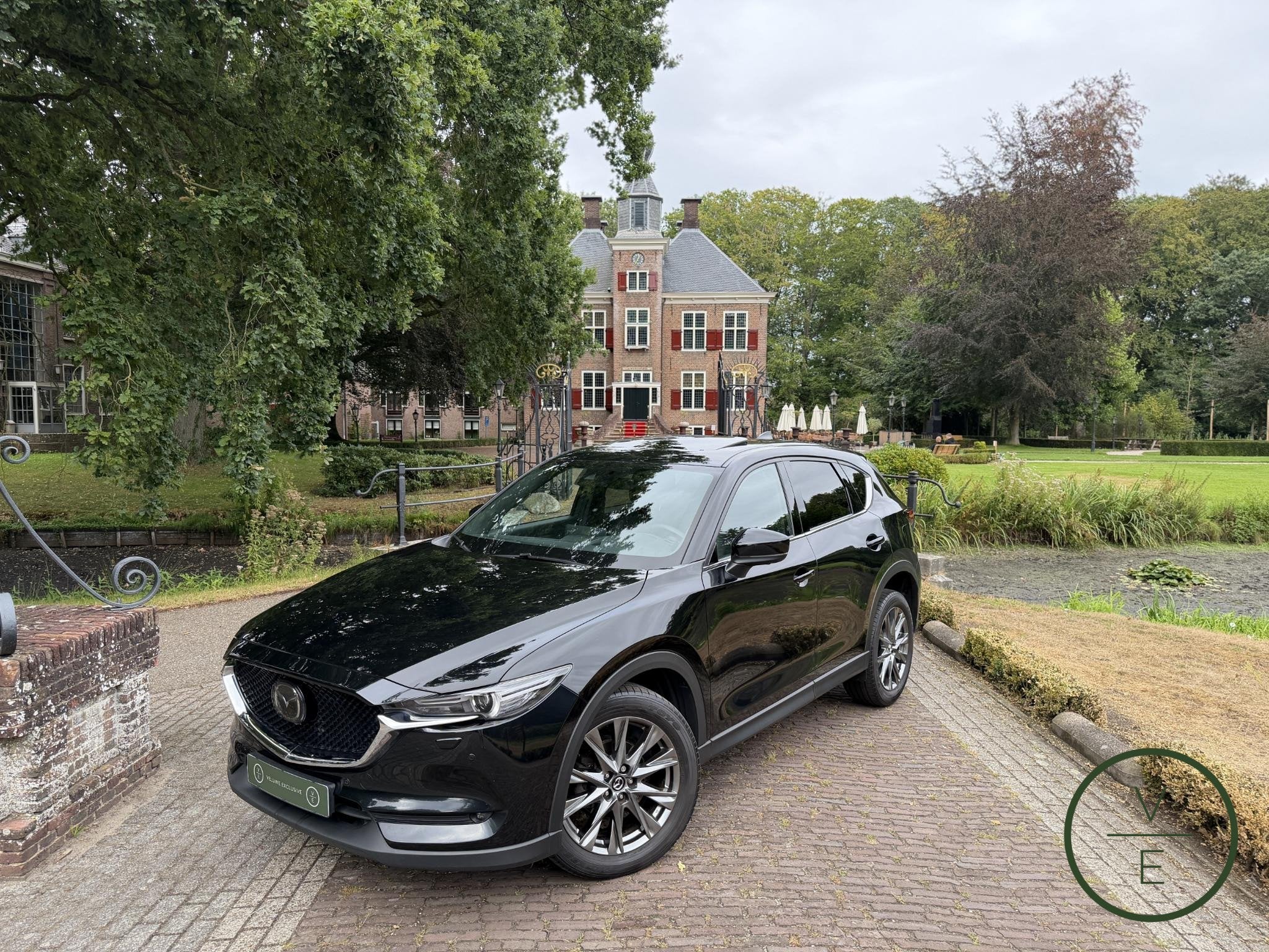 Mazda CX-5 2.5 SkyActiv-G 194 Luxury | Trekhaak | 360 | HUD, Gebruikt, 4 cilinders, 2000 kg, Zwart