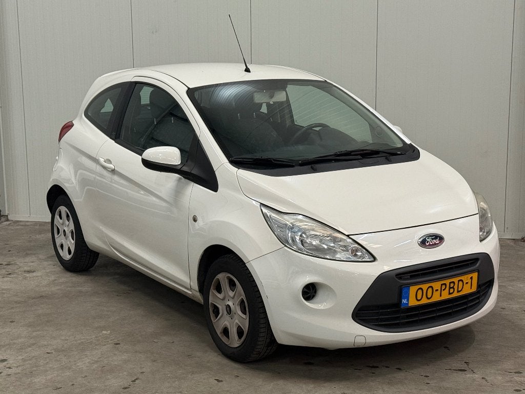 Ford Ka 1.2COOL&SOUND/2010/NAP/AIRCO/APK/, Auto's, Voorwielaandrijving, Stof, 4 stoelen, Wit