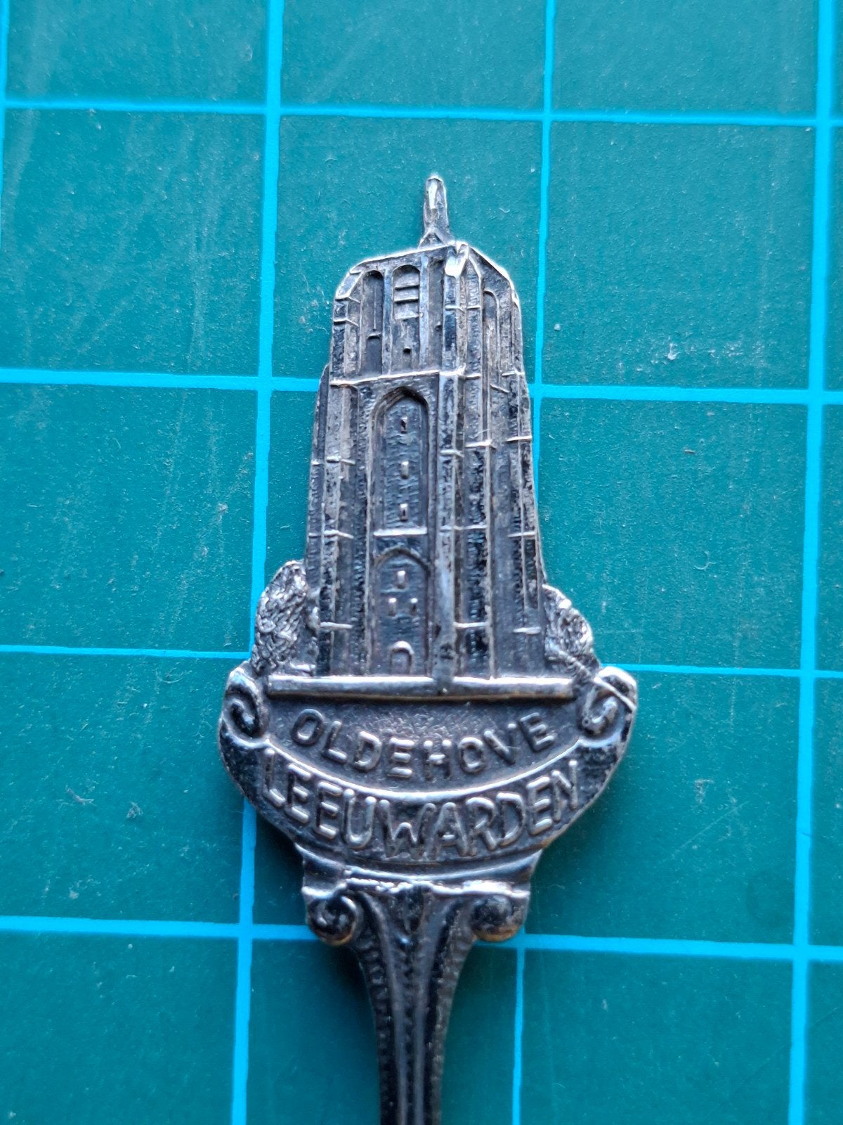 lepeltje, Leeuwarden toren De Oldehove., Ophalen of Verzenden, Gebruikt