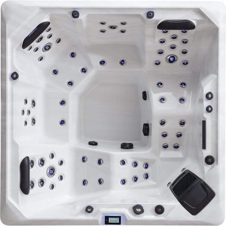 LUXE JACUZZI 212X212 | 71 JETS | WELLNESS VOOR THUIS, Tuin en Terras, Bubbelbaden en Hottubs, Info@inner-stillness.nl, Afdekzeil