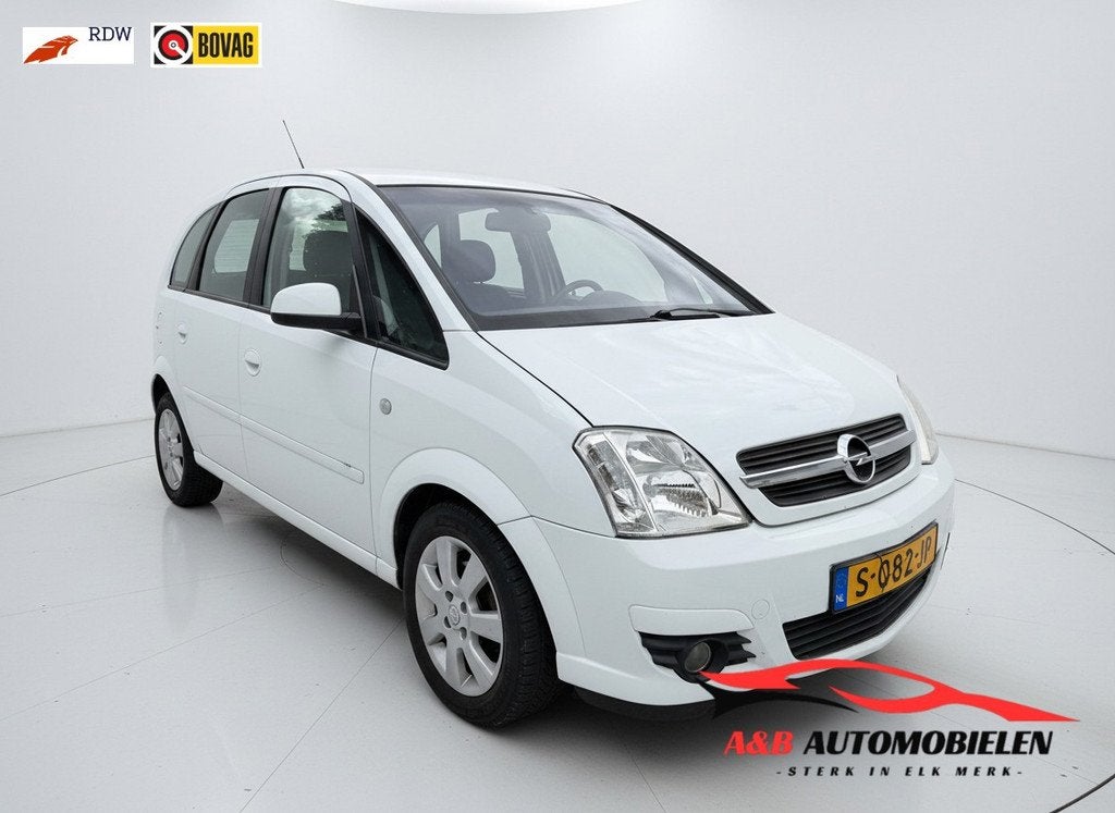 Opel Meriva 1.4-16V Edition, Auto's, Voorwielaandrijving, Gebruikt, Wit, Bedrijf