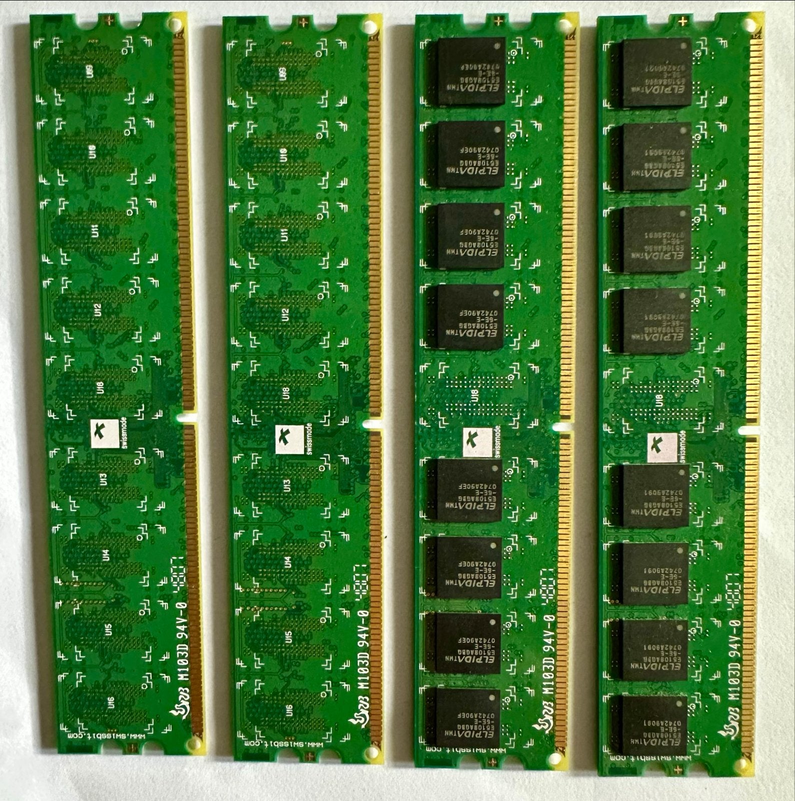 Swisbit 1GB PC2-5300U-555 DDR2 RAM Geheugenmodules, Ophalen of Verzenden, Gebruikt, DDR2, Server