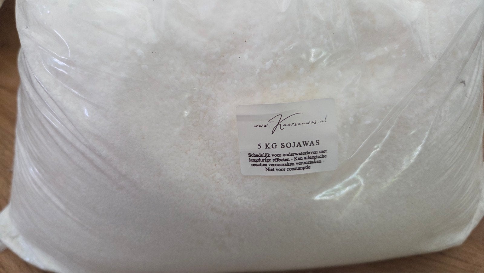 Kaarsen maken pakket – 4 kg Soja wax + lonten & geurolie, Ophalen, Nieuw