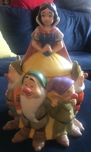 Disney Snow White cookie jar, Verzamelen, Disney, Ophalen of Verzenden, Sneeuwwitje of Doornroosje, Beeldje of Figuurtje