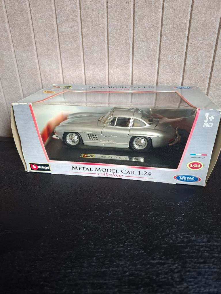 Bburago Mercedes-Benz 300 SL modelauto 1:24, Hobby en Vrije tijd, Modelauto's | 1:24, Ophalen of Verzenden, Nieuw, Auto, Overige merken