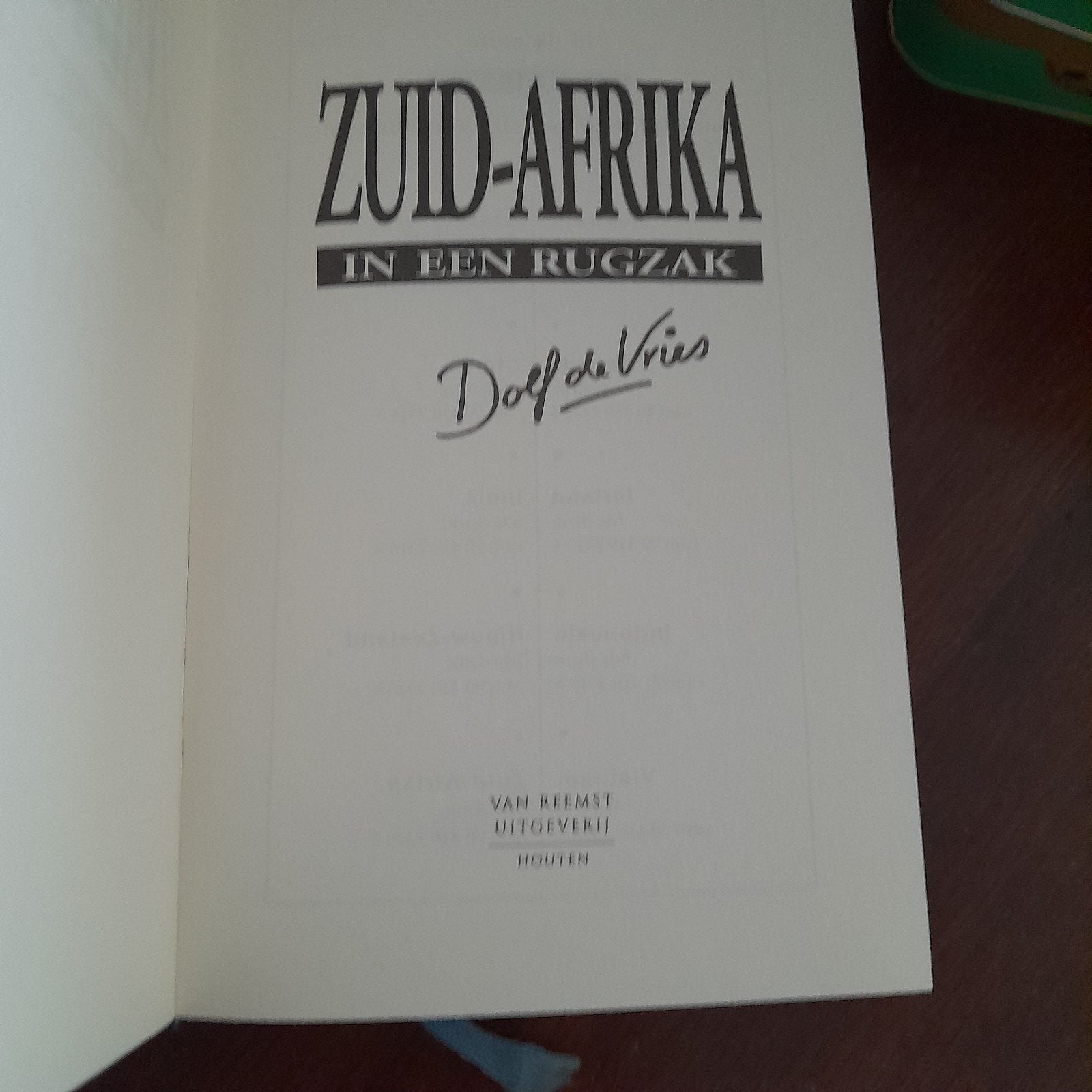 Zuid-Afrika reis, Ophalen, Genre of Stijl
