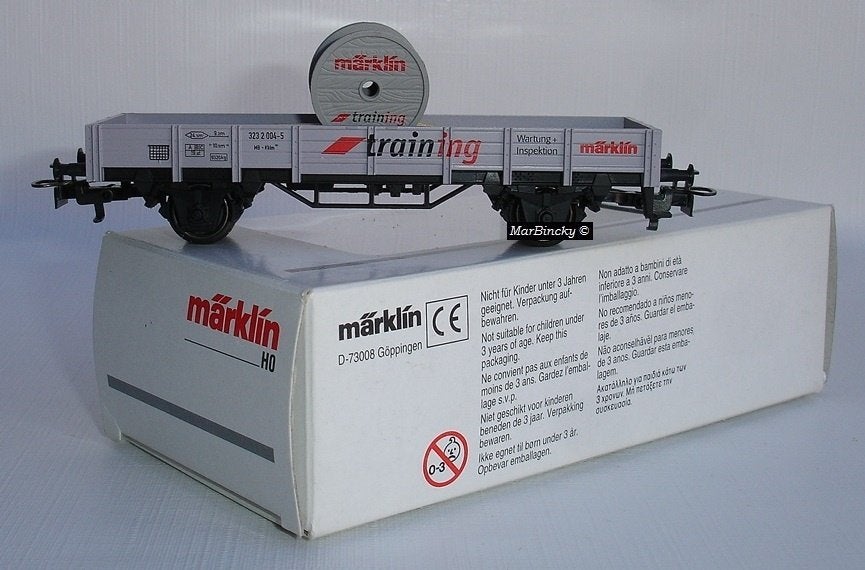 Märklin 4423 Training Lage Bakwagen met rol soldeertin !, Wisselstroom, Ophalen of Verzenden, Märklin, Nieuw