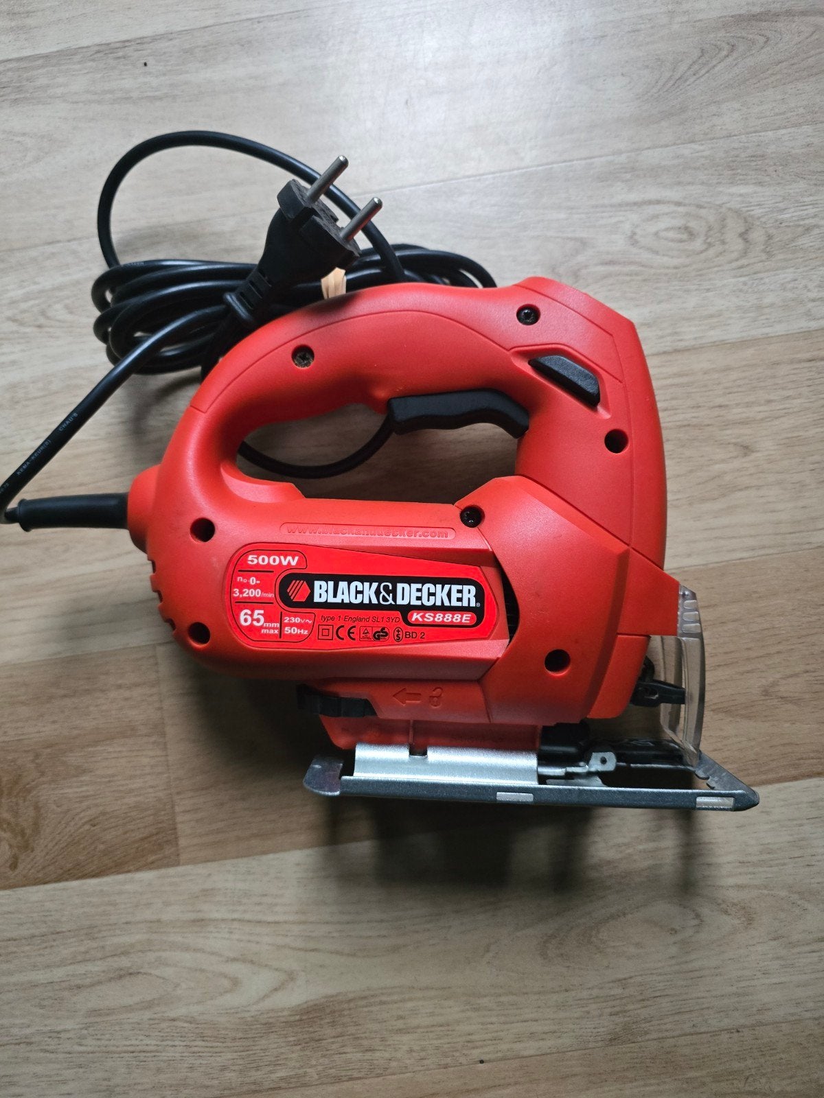 Black & Decker Decoupeerzaag 500W K388E, Ophalen, Gebruikt, Decoupeerzaag, Black & Decker