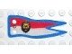 Lego Castle Vlag White Cloth Flag 5 x 2 Banner with Royal, Lego, Ophalen of Verzenden, Zo goed als nieuw, Losse stenen