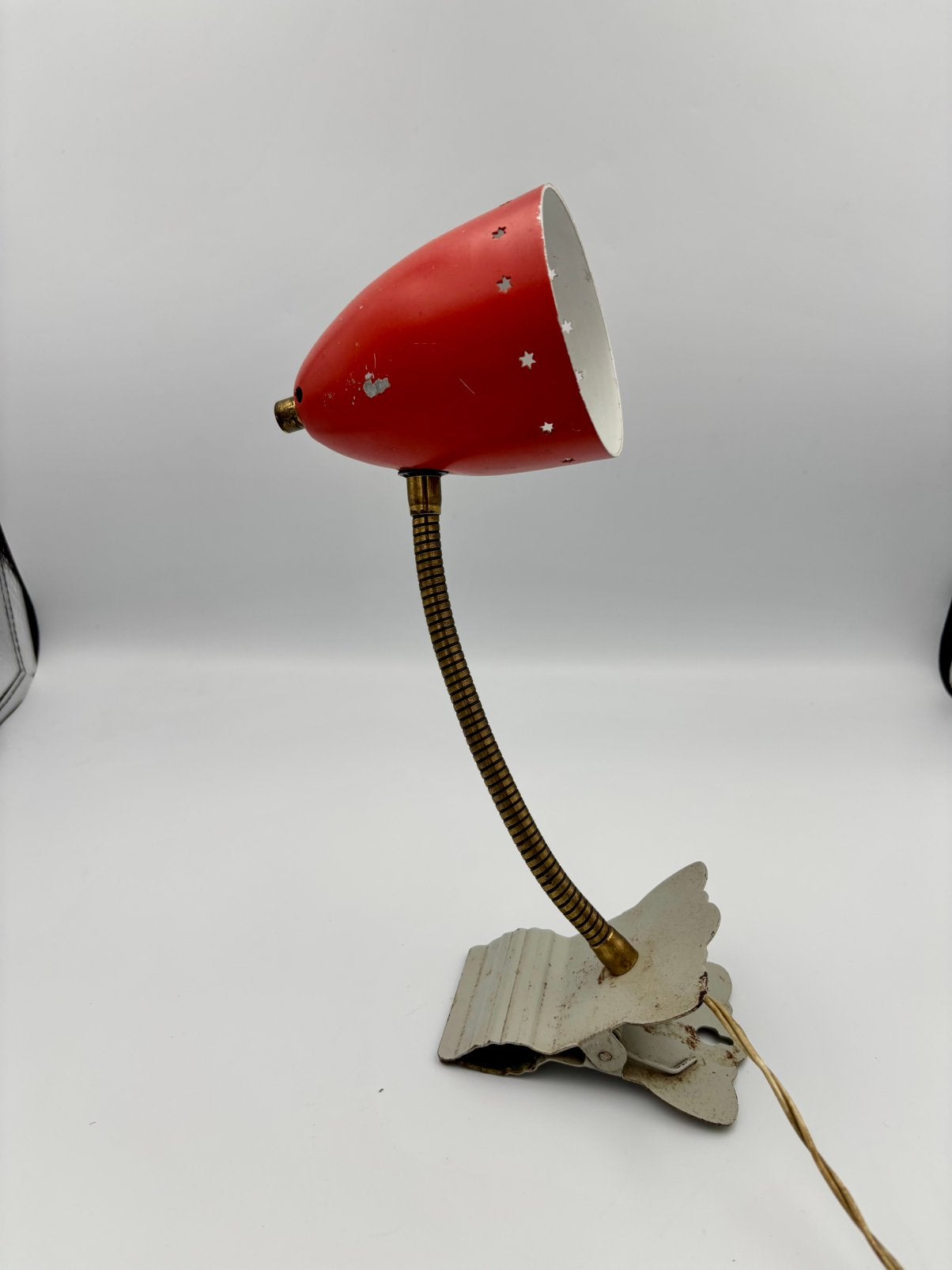 Hala zeist Ukkie bedlampje, Rood, Ophalen of Verzenden, Zo goed als nieuw, Vintage