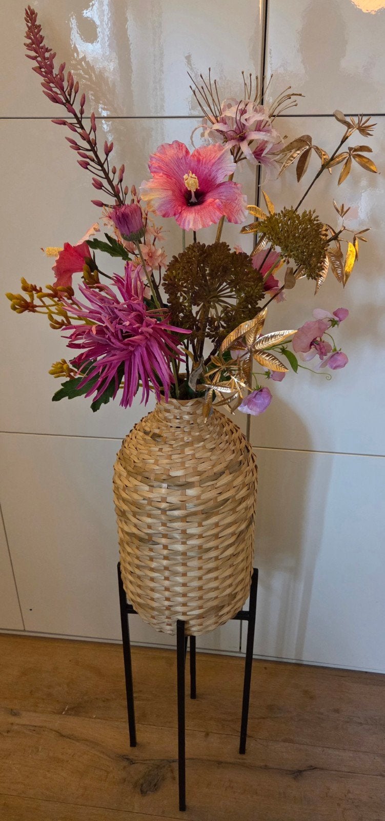 Nieuw Silk-ka boeket bloemstuk met nieuwe Silk-ka kunstbloem, Ophalen, Binnen, Nieuw, Boeket
