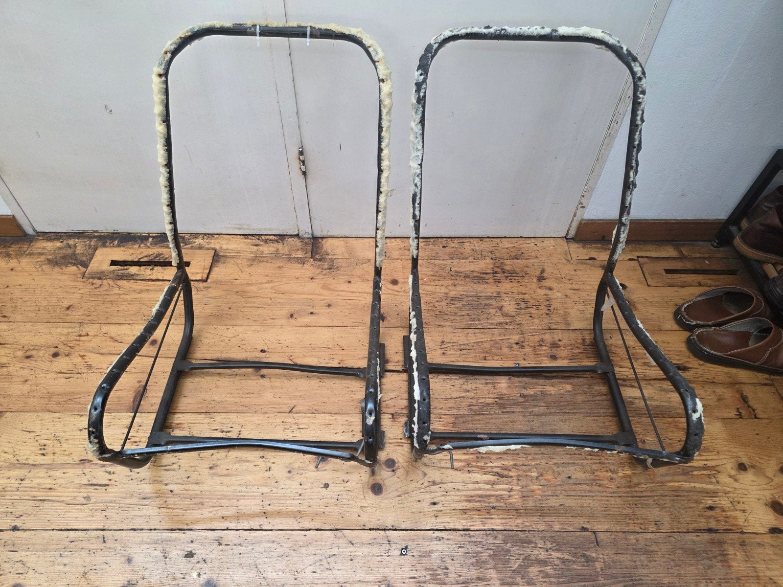 Voorstoelframes Citroën 2CV - Dyane (set van 2), Auto-onderdelen, Ophalen, Gebruikt, Citroën