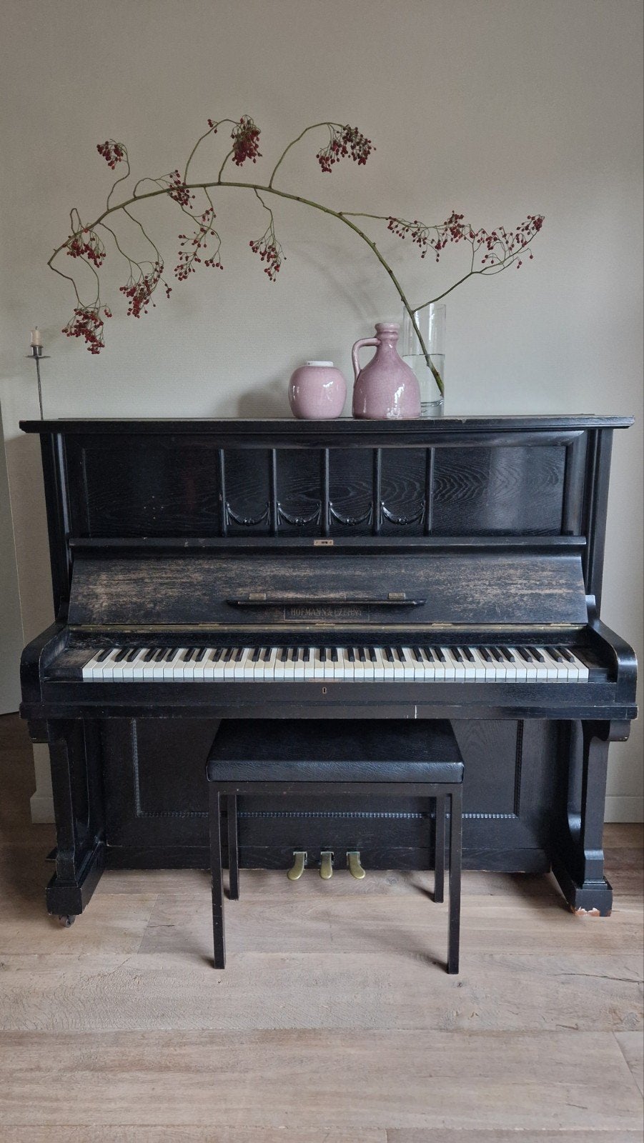 Piano Hofman & Czerny, Ophalen, Gebruikt, Zwart, Piano