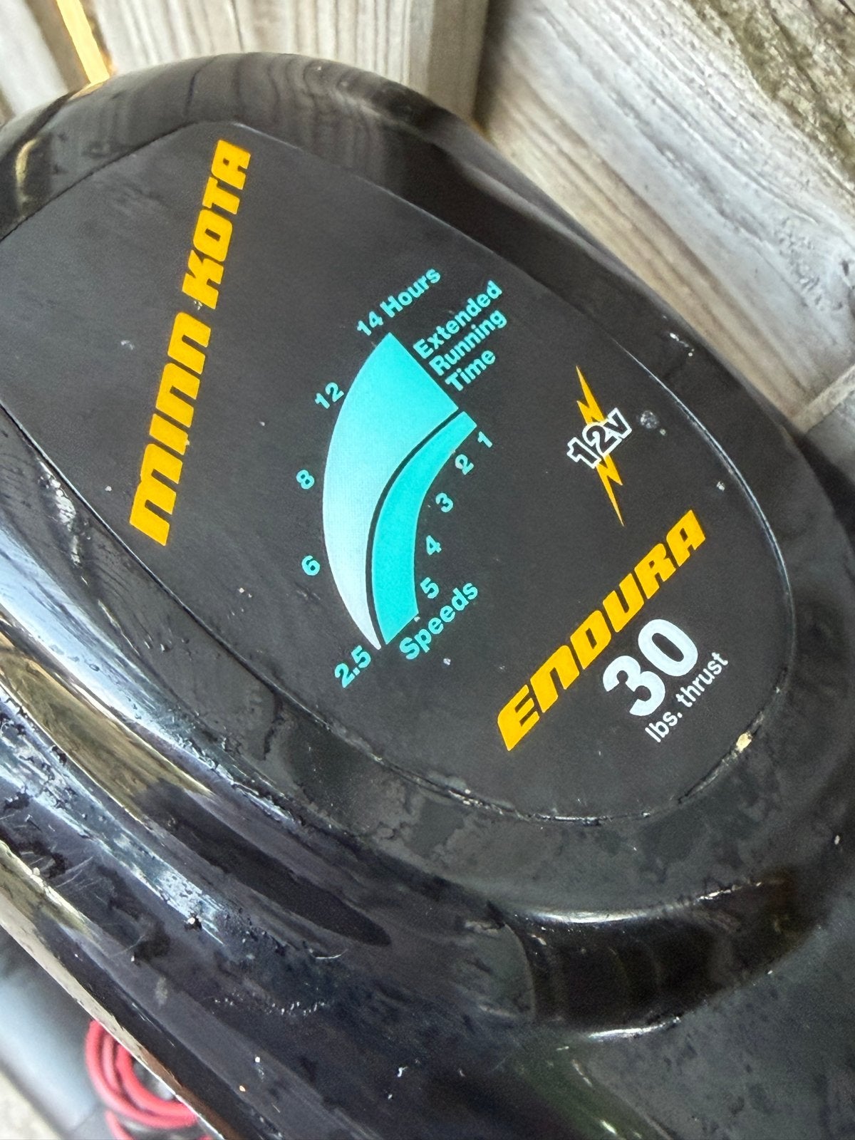 Minn Kota Endura 30 lbs met VMF 105 Ah accu en accubak, Ophalen, Gebruikt, Motor en Techniek