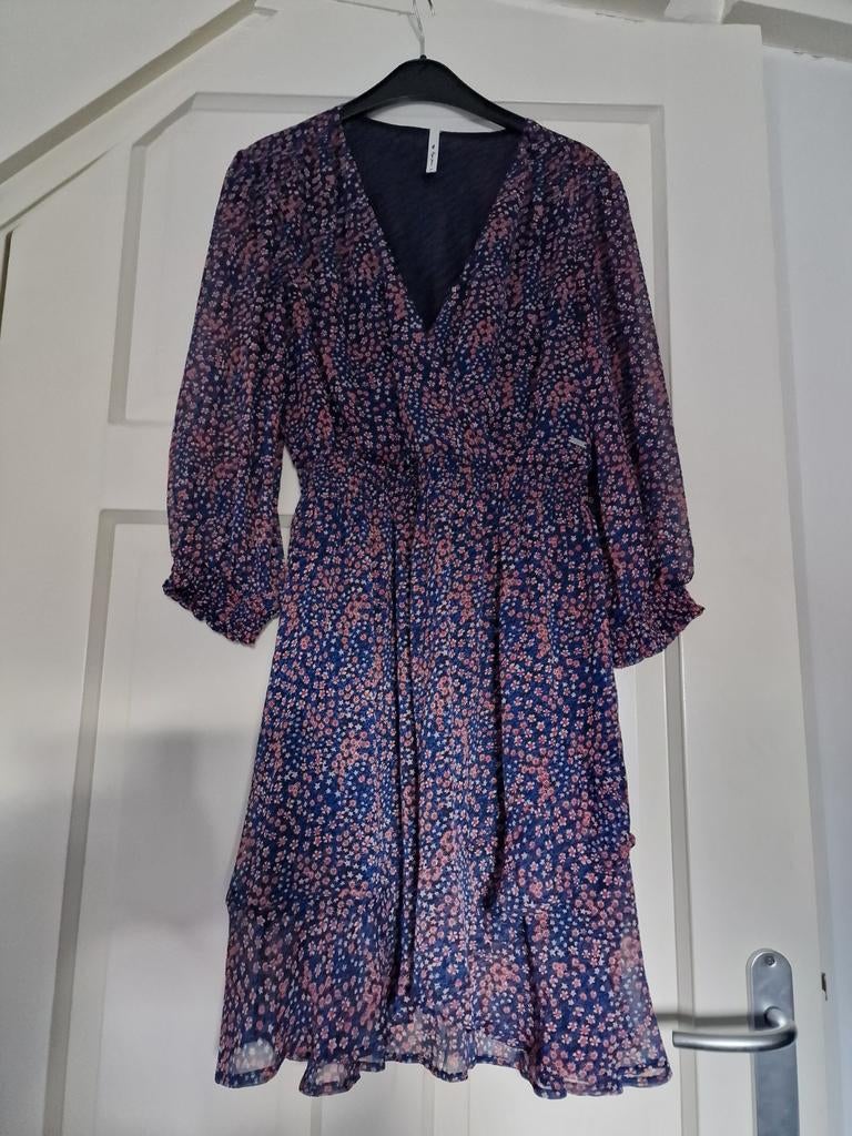 Pepe jeans jurk, Maat 38/40 (M), Blauw, Ophalen of Verzenden, Zo goed als nieuw