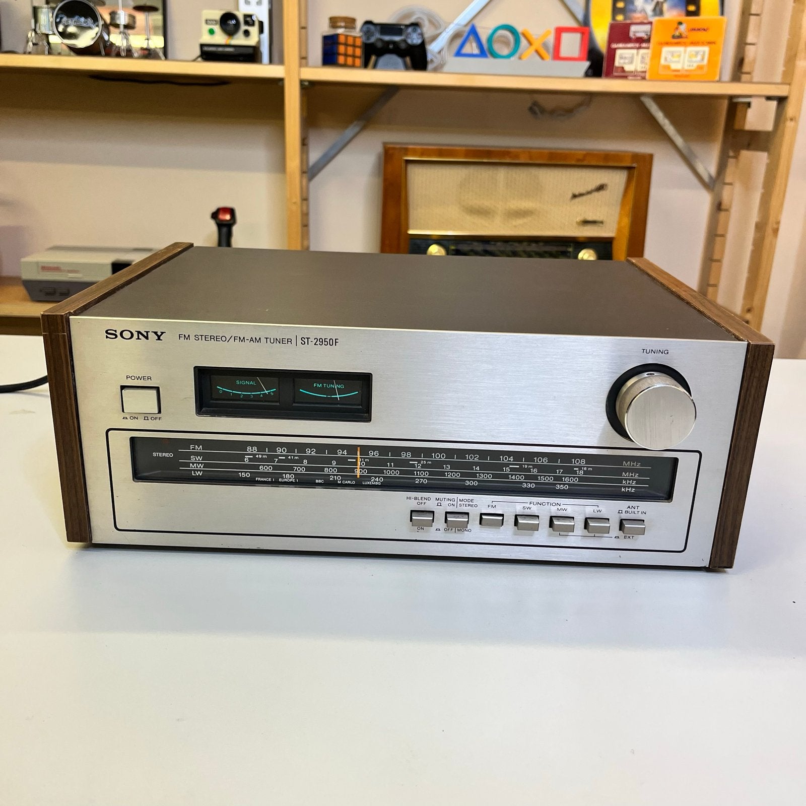 Vintage Sony FM Stereo/FM-AM Tuner ST-2950F, Ophalen of Verzenden, Gebruikt, Analoog