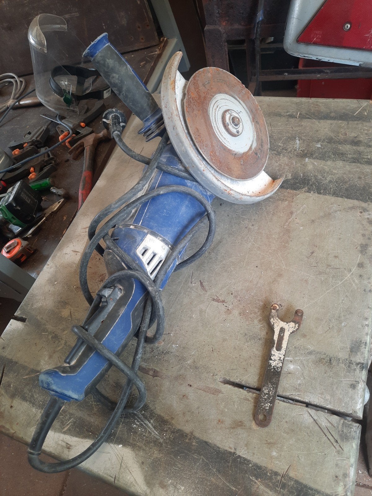 Slijpmachine slijptool, Doe-het-zelf en Verbouw, Gereedschap | Slijpmachines, Ophalen of Verzenden, Minder dan 700 watt, Werkbankslijpmachine