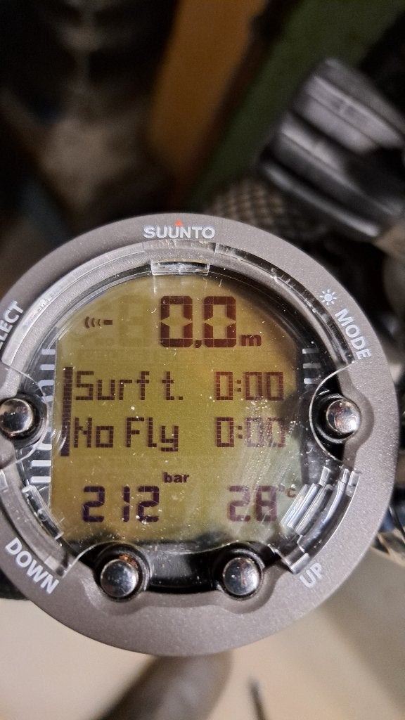 Suunto Vyper Novo Graphite  suunto transmitter, Watersport en Boten, Duiken, Ophalen of Verzenden, Zo goed als nieuw, Duikcomputer