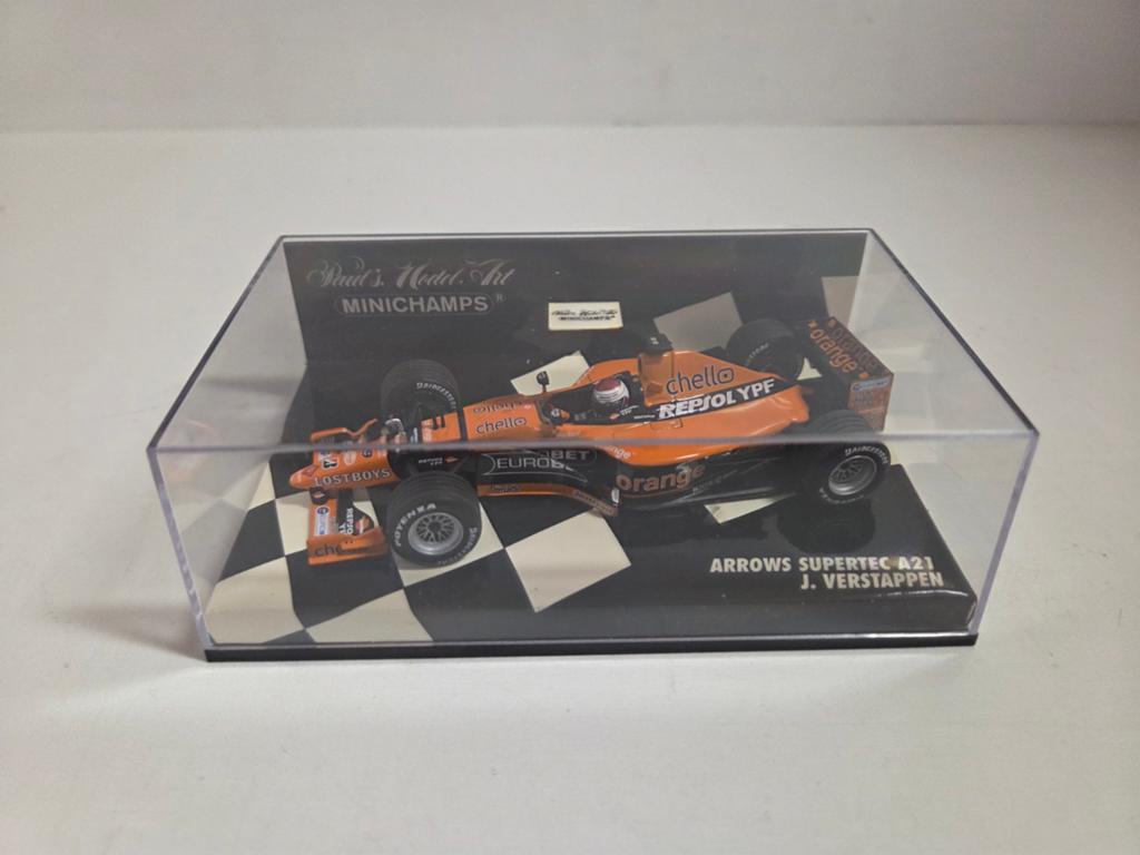 Minichamps Arrows Supertec Jos Verstappen 1:43, Ophalen of Verzenden, Formule 1