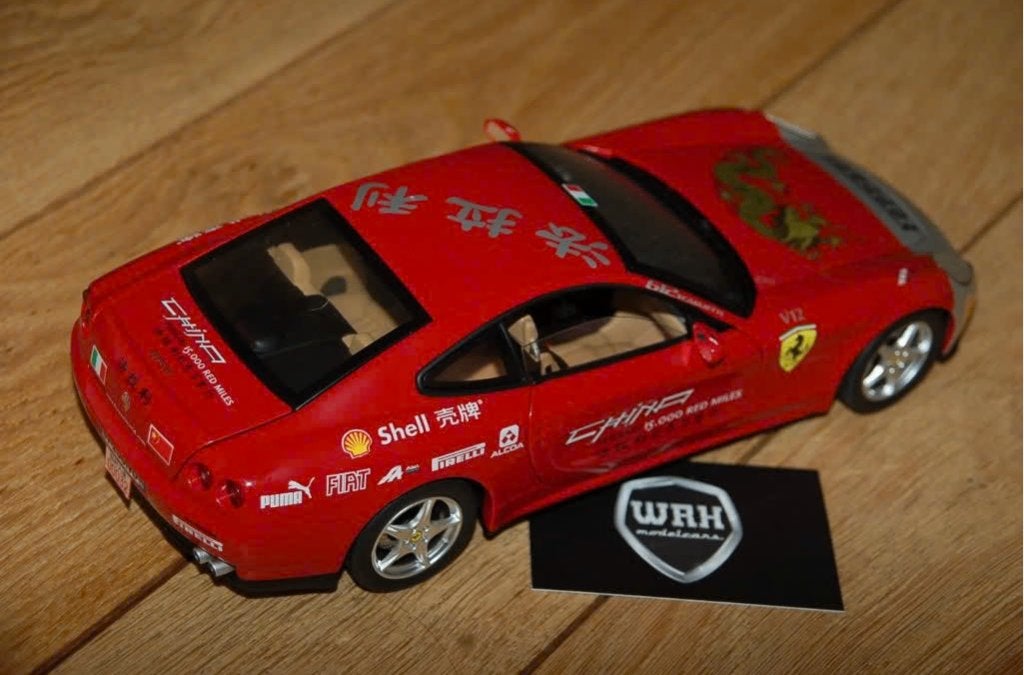 Ferrari 612 Scaglietti China rood Hotwheels elite no box WRH, Verzenden, Zo goed als nieuw, Auto, Hot Wheels