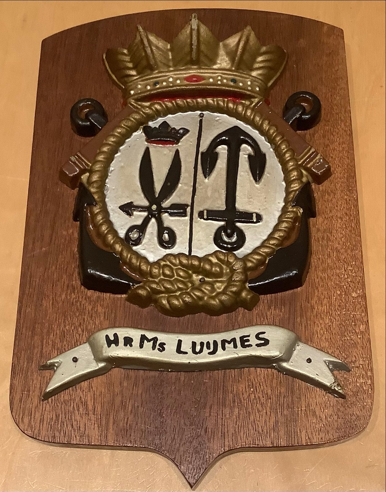 Wapenschild Hr Ms Luymes, Ophalen of Verzenden
