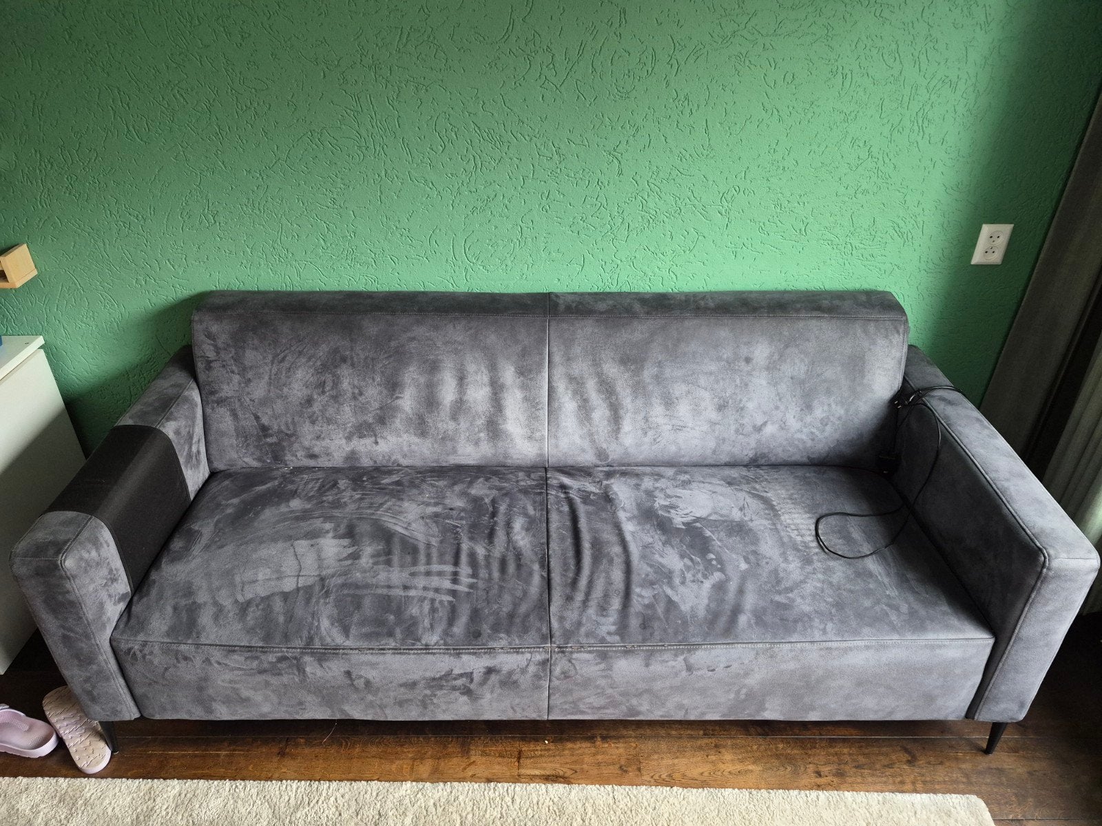 3-zits bank - 209 cm breed, 92 cm diep, Huis en Inrichting, Ophalen, Gebruikt, Driepersoons, 75 tot 100 cm