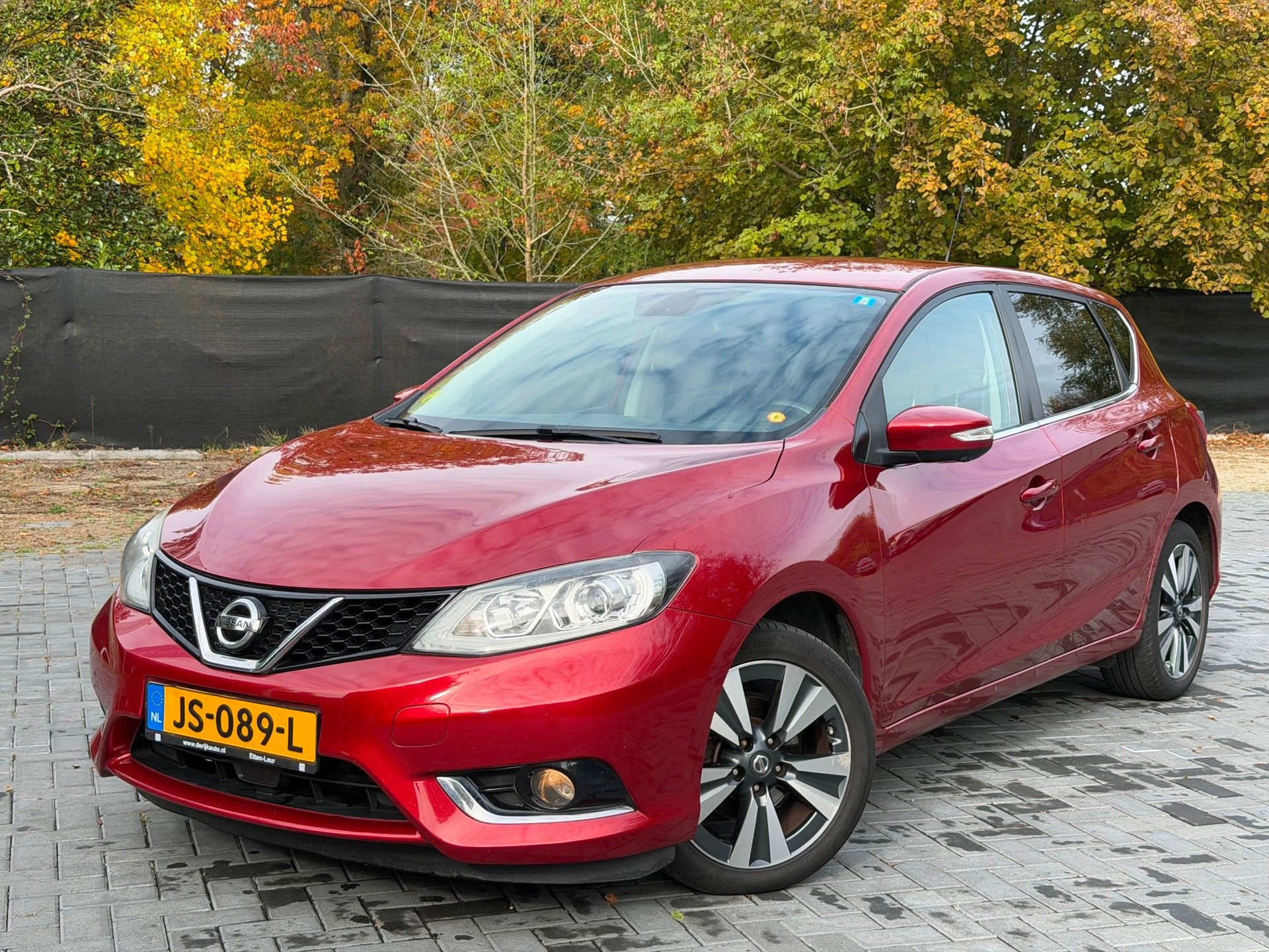 Nissan Pulsar 1.5 dCi Tekna/Clima/Cruise/Leer/Camera/Navi/PD, Auto's, Voorwielaandrijving, Dealer onderhouden, 28 km/l, Gebruikt