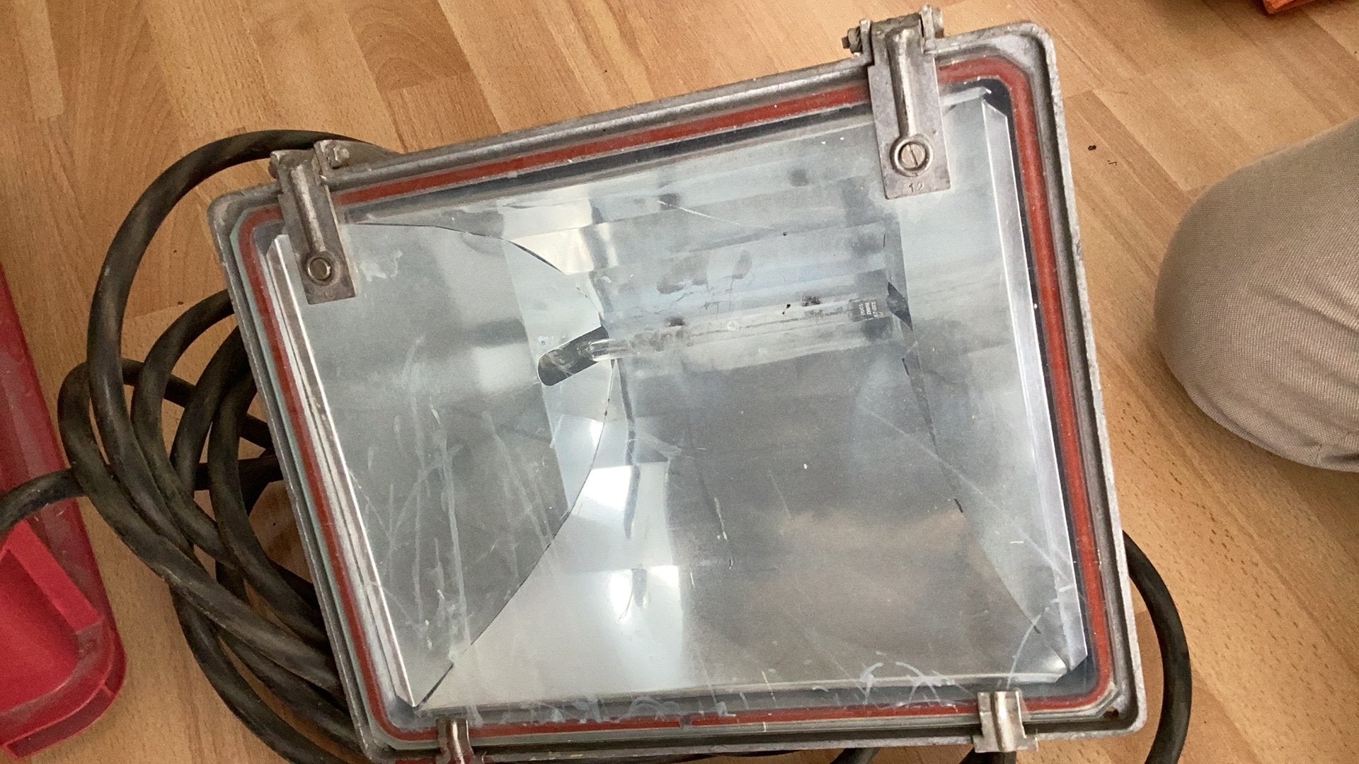 Bouwlamp, Doe-het-zelf en Verbouw, Bouwverlichting, Ophalen, Gebruikt