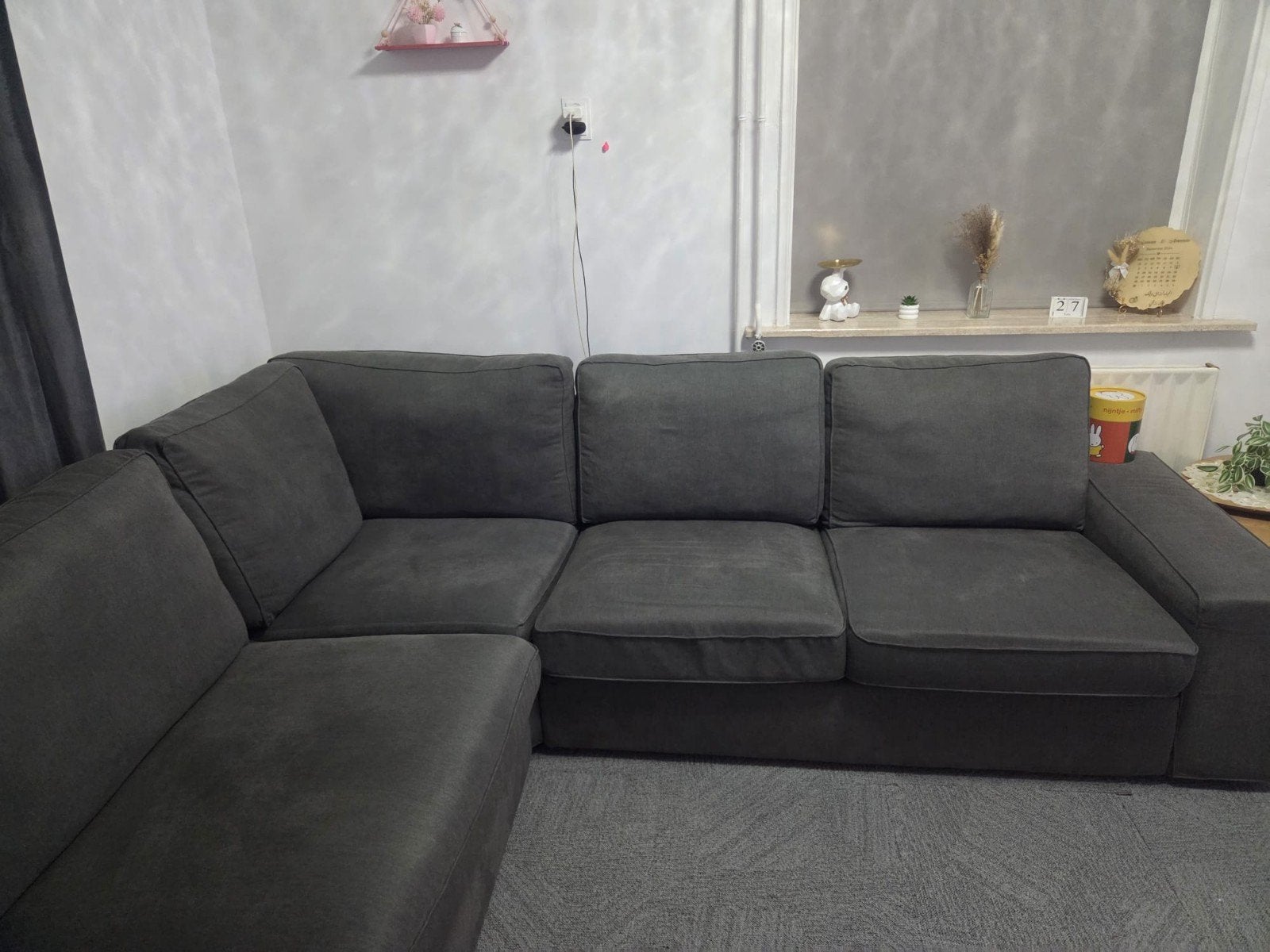 KIVIK Hoekbank 5-zits - Super comfortabel en ruim, Huis en Inrichting, Ophalen, Gebruikt, Stof, Hoekbank