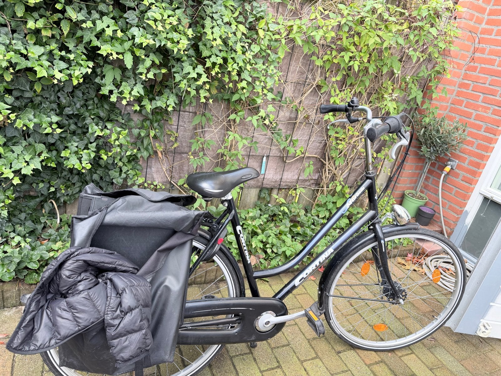 Cortina fiets met lage instap en versnellingen, Terugtraprem, 50 tot 53 cm, Ophalen, Overige merken