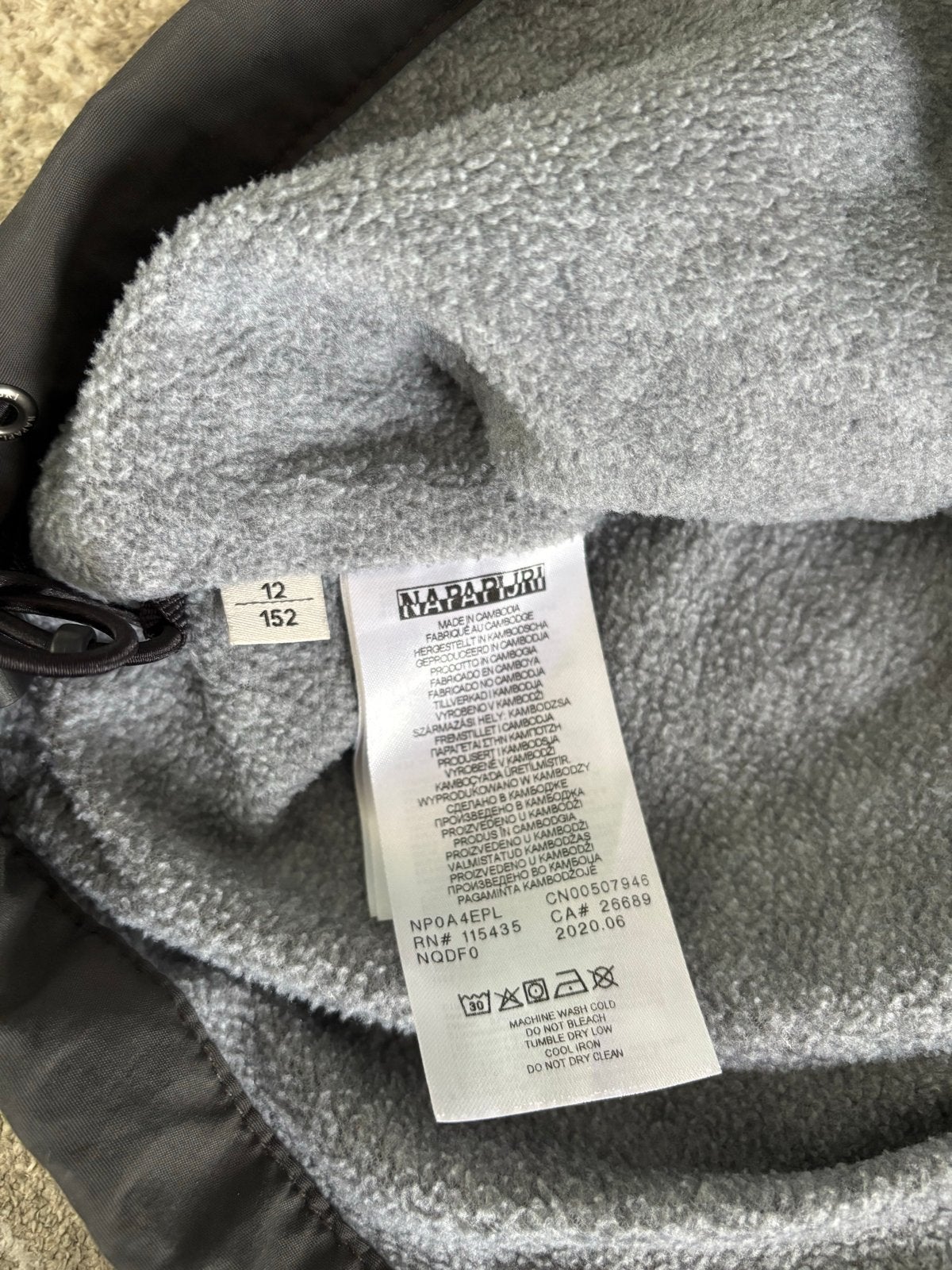 Napapijri Anorak Jas Maat 152 (12 jaar), Kinderen en Baby's, Kinderkleding | Maat 152, Ophalen of Verzenden, Zo goed als nieuw