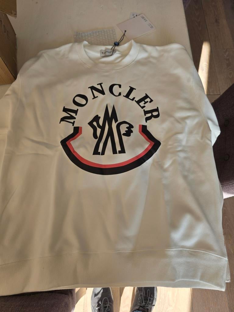 Moncler sweater nieuw maat S, Moncler, Wit, Nieuw, Ophalen of Verzenden