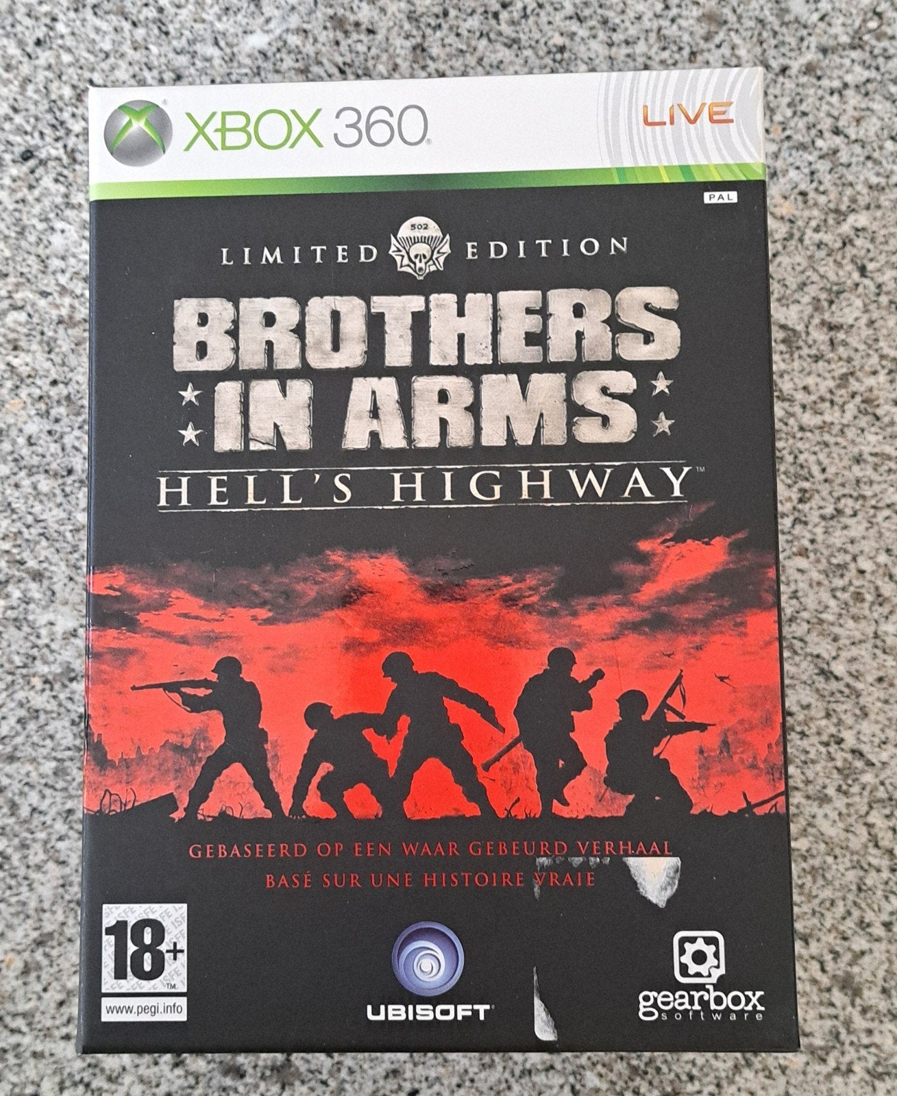 XBOX 360 Brothers in Arms Hell's Highway Limited Edition, Vanaf 18 jaar, Shooter, 1 speler, Ophalen of Verzenden
