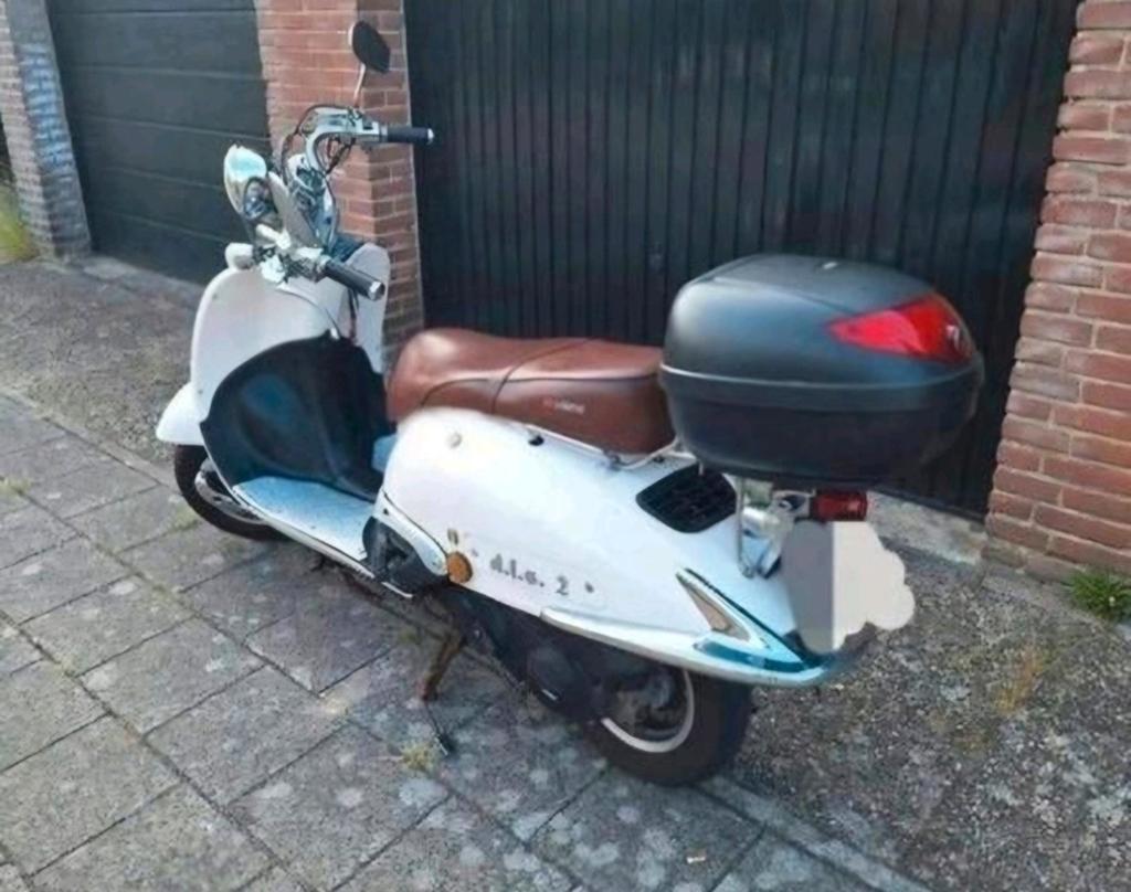 Niet rijdende retro scooter, Ophalen of Verzenden, Gebruikt, Benzine, Overige merken