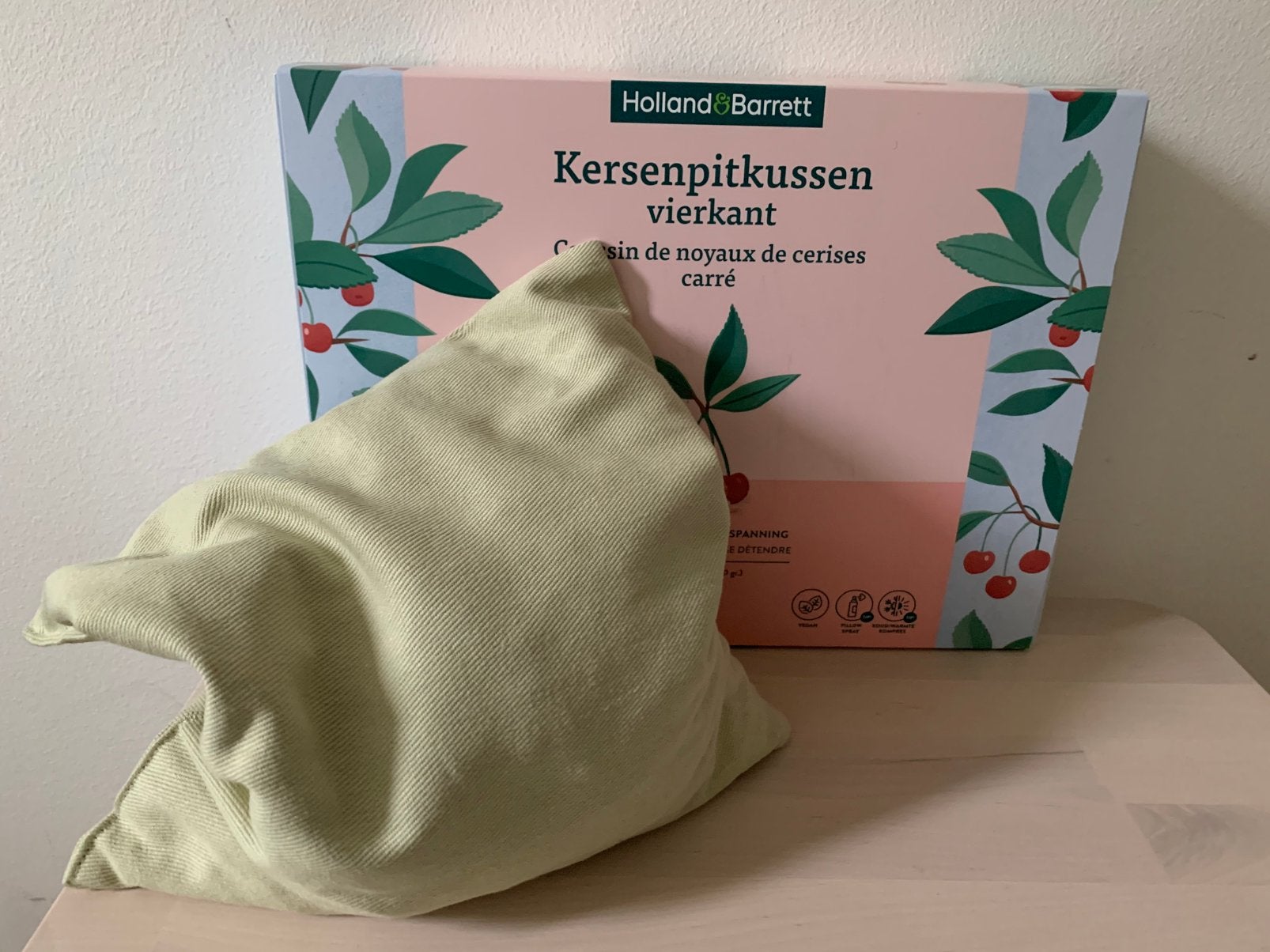 Kersenpit kussen ——- 28 x 28 cm nieuw, Ophalen of Verzenden, Nieuw, Lichaamsverzorging