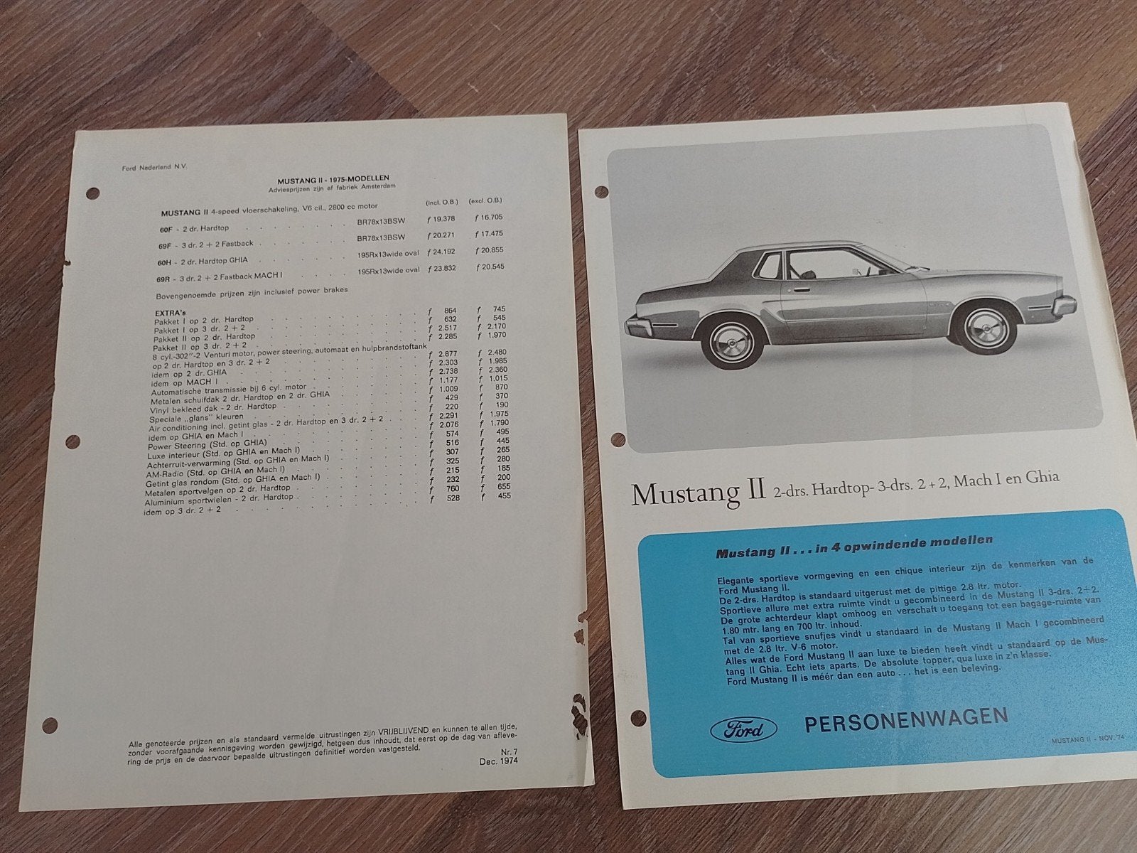 Ford Mustang II 1974, Ophalen of Verzenden, Zo goed als nieuw, Ford